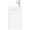 Meuble de salle de bain avec robinet Blanc 40,5 x 22,5 x 62 cm 633435633435