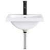 Lavabo de salle de bains Noir Mat 42 x 40 x 16,5 cm métal 633437633437