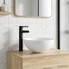 Lavabo de salle de bains Noir Mat 35,5 x 35,5 x 14,5 cm métal 633438633438