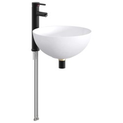 Lavabo de salle de bains Noir Mat 35,5 x 35,5 x 14,5 cm métal 633438633438