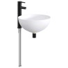 Lavabo de salle de bains Noir Mat 35,5 x 35,5 x 14,5 cm métal 633438633438