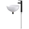 Lavabo de salle de bains Noir Mat 35,5 x 35,5 x 14,5 cm métal 633438633438