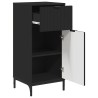 Ensemble de mobilier de salle de bain avec tiroir 2 pcs Noir 633440633440
