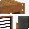 Ensemble de canapés d'extérieur 5 pcs Naturel et Anthracite 633441633441
