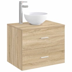 Lavabo de salle de bains Chrome 32 x 32 x 13 cm métal 633443633443