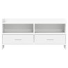 Meuble TV 100 x 33 x 47 cm Blanc Bois d'ingénierie 633444633444