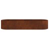 Jardin surélevé Acier patiné 220 x 40 x 40 cm Acier 633445633445