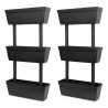 Jardinières 6 pcs 100 cm Anthracite 633446633446