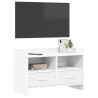 Meuble TV 71,5 x 33 x 47 cm Blanc Bois d'ingénierie 633448633448
