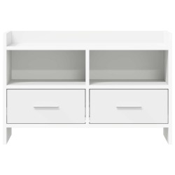 Meuble TV 71,5 x 33 x 47 cm Blanc Bois d'ingénierie 633448633448