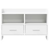 Meuble TV 71,5 x 33 x 47 cm Blanc Bois d'ingénierie 633448633448