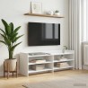 Meuble TV 135 x 33 x 47 cm Blanc Bois d'ingénierie 633450633450