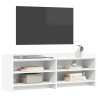 Meuble TV 135 x 33 x 47 cm Blanc Bois d'ingénierie 633450633450