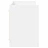 Meuble TV 135 x 33 x 47 cm Blanc Bois d'ingénierie 633450633450