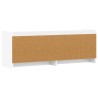Meuble TV 135 x 33 x 47 cm Blanc Bois d'ingénierie 633450633450