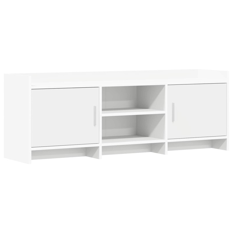 Meuble TV 130 x 33 x 47 cm Blanc Bois d'ingénierie 633451633451