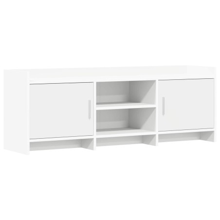Meuble TV 130 x 33 x 47 cm Blanc Bois d'ingénierie 633451633451