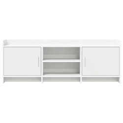 Meuble TV 130 x 33 x 47 cm Blanc Bois d'ingénierie 633451633451