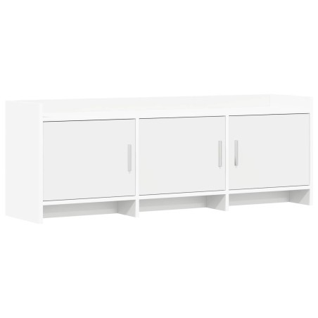 Meuble TV 130 x 33 x 47 cm Blanc Bois d'ingénierie 633452633452
