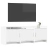 Meuble TV 130 x 33 x 47 cm Blanc Bois d'ingénierie 633452633452