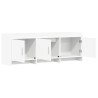 Meuble TV 130 x 33 x 47 cm Blanc Bois d'ingénierie 633452633452