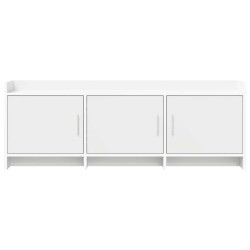 Meuble TV 130 x 33 x 47 cm Blanc Bois d'ingénierie 633452633452