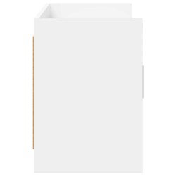 Meuble TV 130 x 33 x 47 cm Blanc Bois d'ingénierie 633452633452