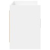 Meuble TV 130 x 33 x 47 cm Blanc Bois d'ingénierie 633452633452
