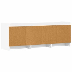 Meuble TV 130 x 33 x 47 cm Blanc Bois d'ingénierie 633452633452