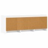 Meuble TV 130 x 33 x 47 cm Blanc Bois d'ingénierie 633452633452