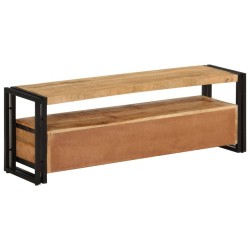 Meuble TV 120x30x40 cm Bois massif de manguier 633453633453