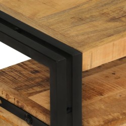 Meuble TV 120x30x40 cm Bois massif de manguier 633453633453