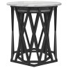 Table basse 2 pcs Gris Sonoma Bois d'ingénierie et acier 633480633480