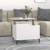 Table basse Blanc 60x44,5x45 cm Bois d'ingénierie 633481633481