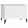 Table basse Blanc 60x44,5x45 cm Bois d'ingénierie 633481633481