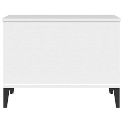 Table basse Blanc 60x44,5x45 cm Bois d'ingénierie 633481633481