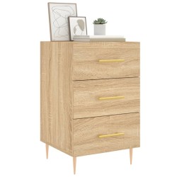 Table de chevet chêne sonoma 40x40x66 cm bois d'ingénierie 633482633482