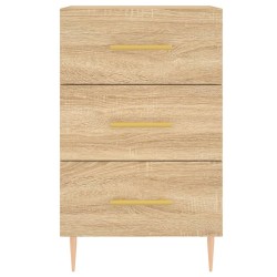 Table de chevet chêne sonoma 40x40x66 cm bois d'ingénierie 633482633482