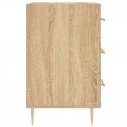 Table de chevet chêne sonoma 40x40x66 cm bois d'ingénierie 633482633482