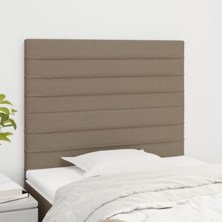 Tête de lit Taupe 100x5x118/128 cm Tissu 633485633485