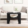 Table basse Chêne noir 60 x 60 x 42 cm Bois d'ingénierie 633486633486