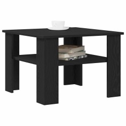 Table basse Chêne noir 60 x 60 x 42 cm Bois d'ingénierie 633486633486
