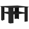 Table basse Chêne noir 60 x 60 x 42 cm Bois d'ingénierie 633486633486