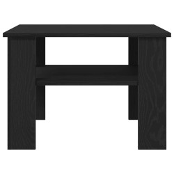 Table basse Chêne noir 60 x 60 x 42 cm Bois d'ingénierie 633486633486