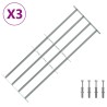 Grille de sécurité pour fenêtres avec 4 barres croisées 3 pcs 633488633488
