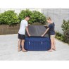 Bestway Housse Gris 180 x 180 x 71 cm PVC et POM 633489633489