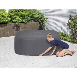 Bestway Housse Gris 180 x 180 x 71 cm PVC et POM 633489633489