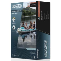 Bestway Bateau gonflable Gris et blanc 3,15 x 1,65 m PVC 633492633492
