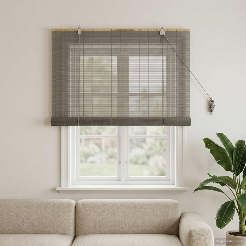 Store enrouleur Gris 100 x 160 cm Bambou 633500633500