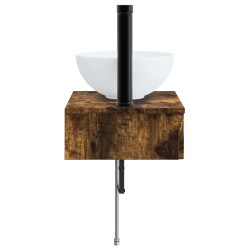 Basin de lavage mural Chêne fumé 40 x 35 x 39 cm 633502633502